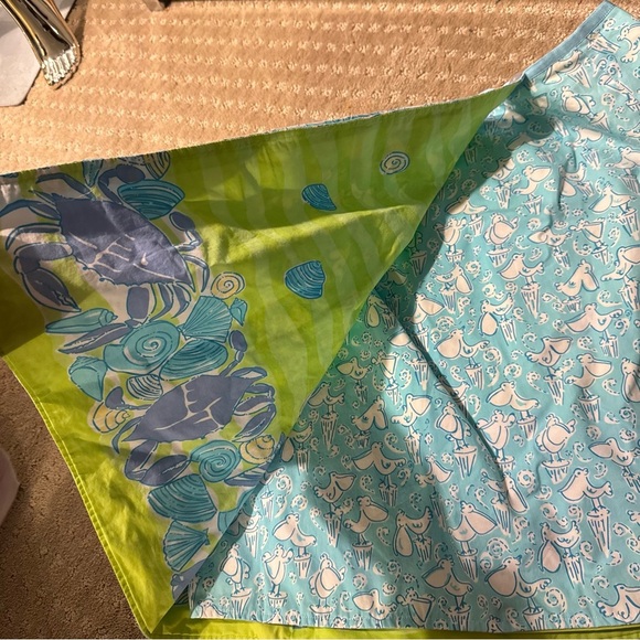 Lilly Pulitzer reversible vintage mini women skirt size 12 - Picture 2 of 8